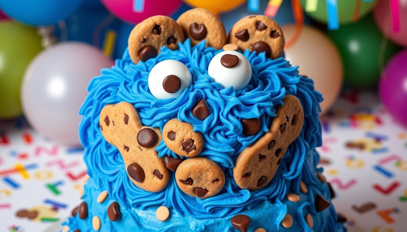 cookie monster cake​